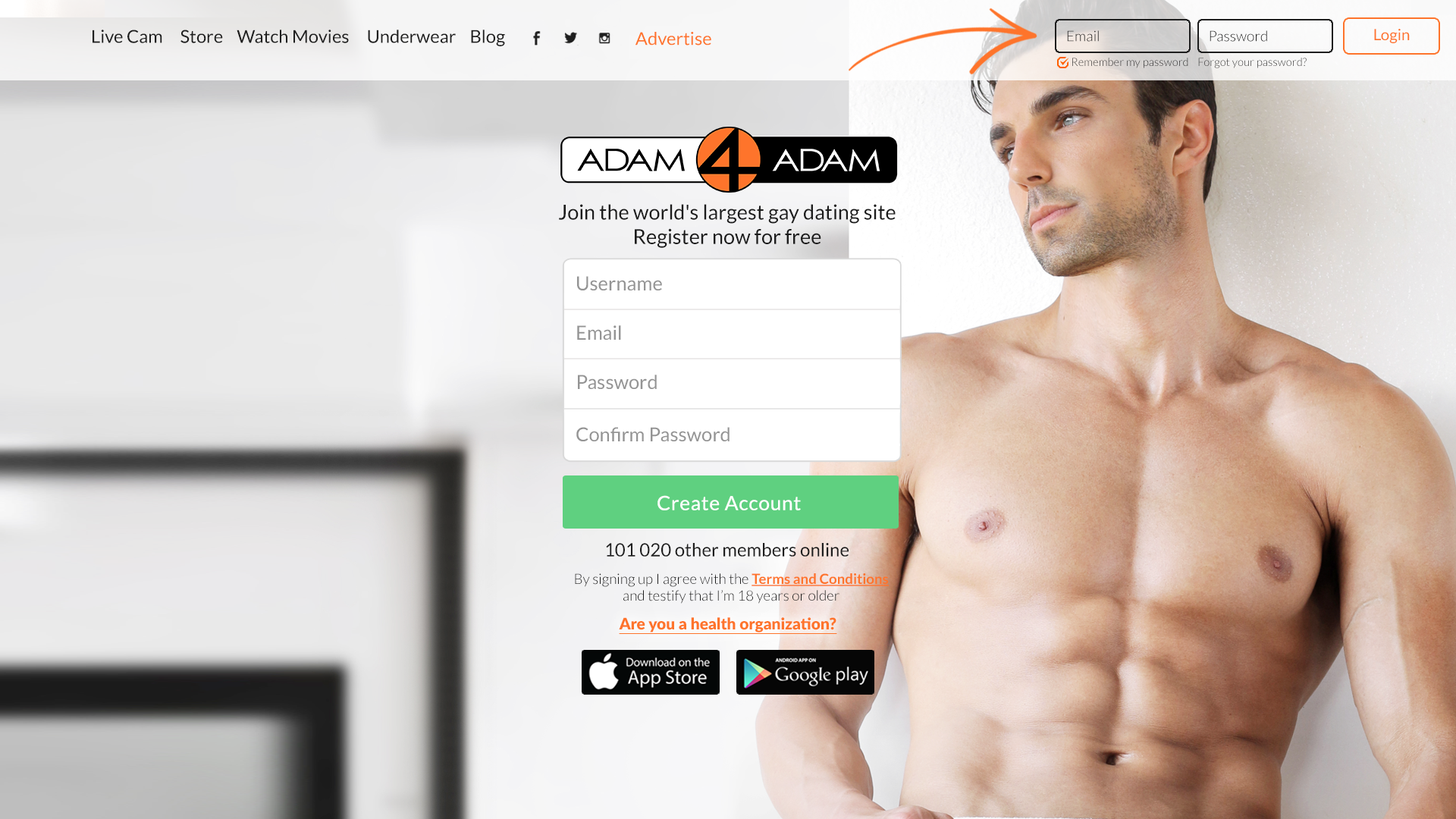Adam4adam website